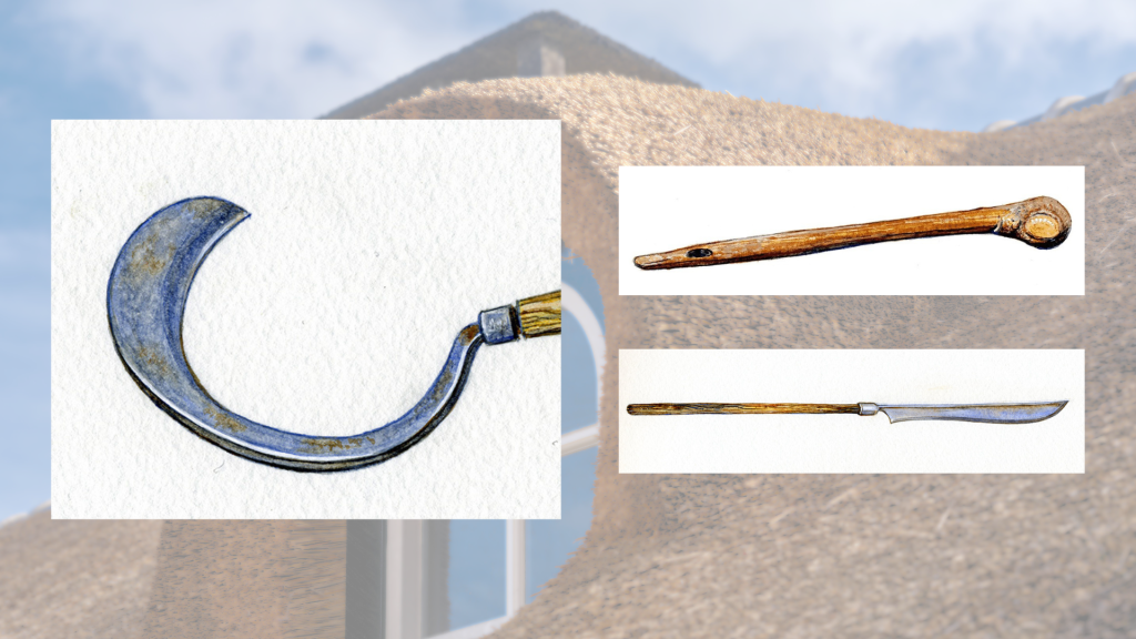 Ereszkés és nádvarró tű